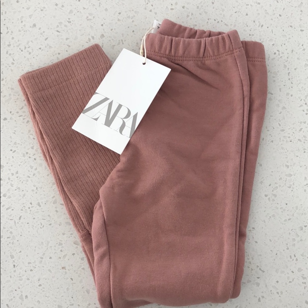 Zara baby size 3-4 mauve, pink pants